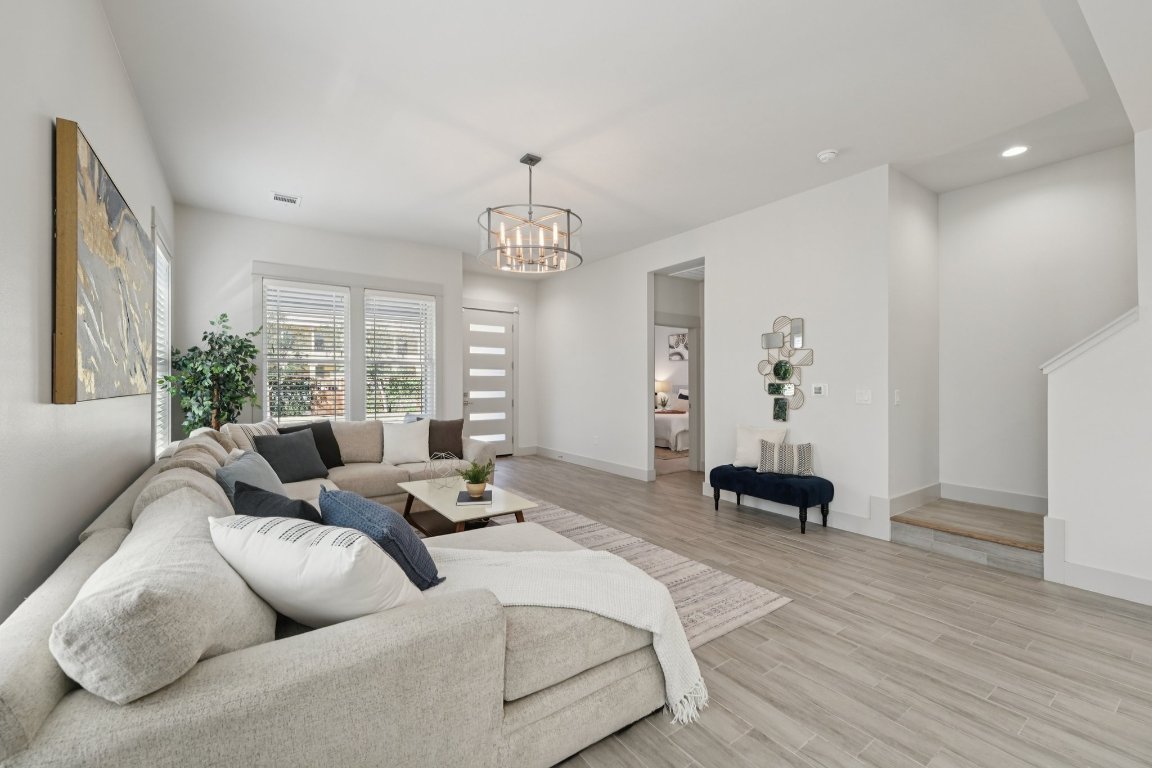 3711 Cedar Street Austin, TX 78705 - Photo 9 of 40 a living room with furniture and a large window