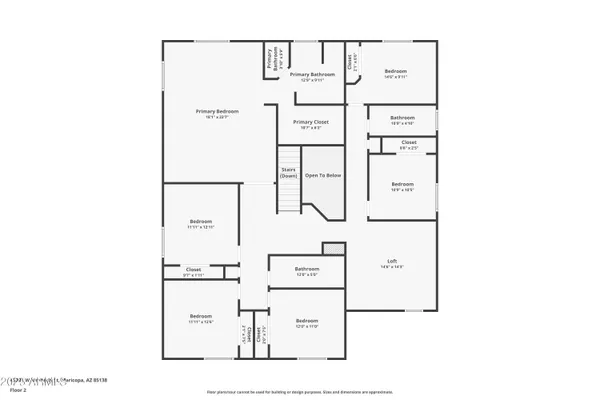$448,600 | 43226 West Kimberly Street, Maricopa, AZ 85138