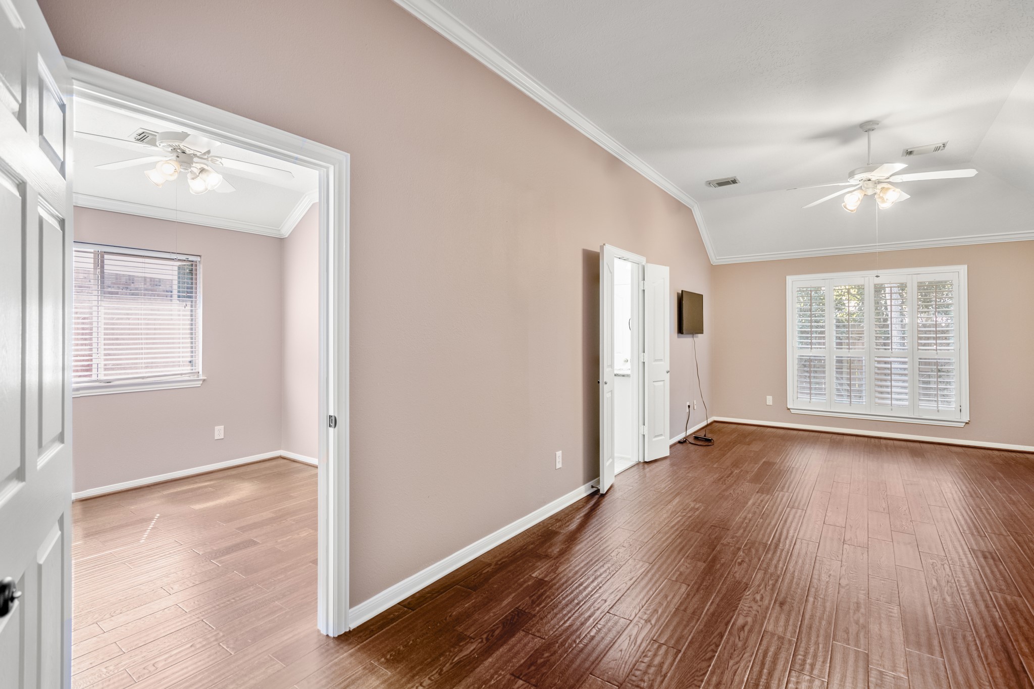 15 Heron Hollow Court Spring, TX 77382 - Photo 30 of 42 wooden floor in an empty room with a window