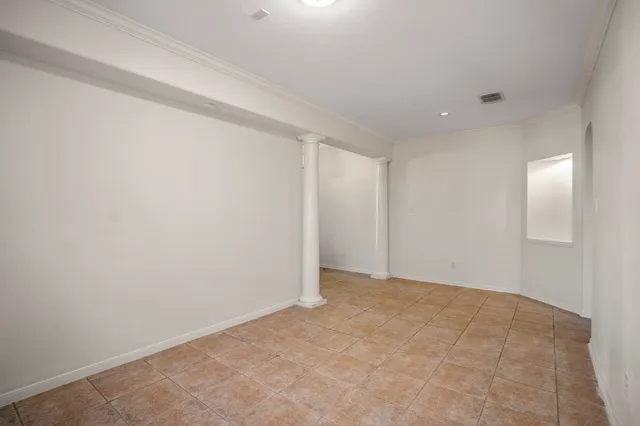 a view of an empty room