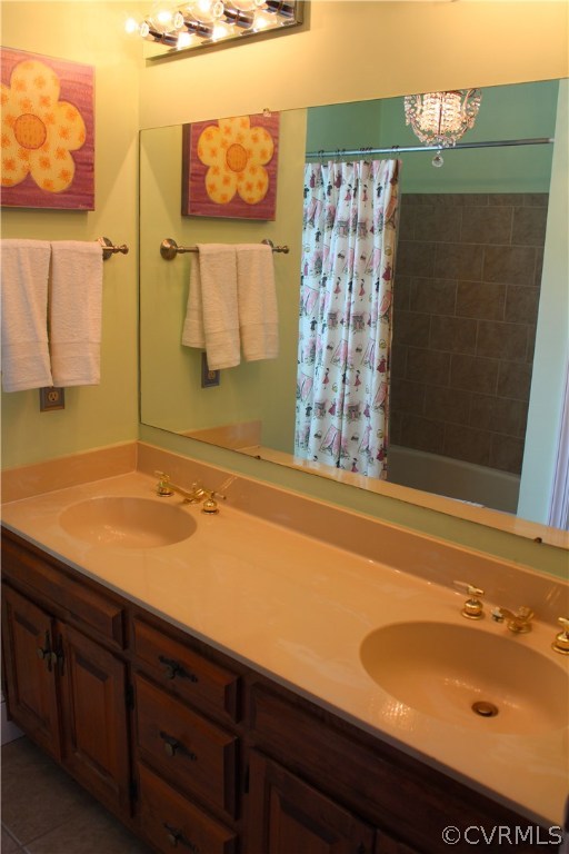 207 Rivers Bend Circle Chester, VA 23836 - Photo 23 of 36 a bathroom with a sink and a mirror