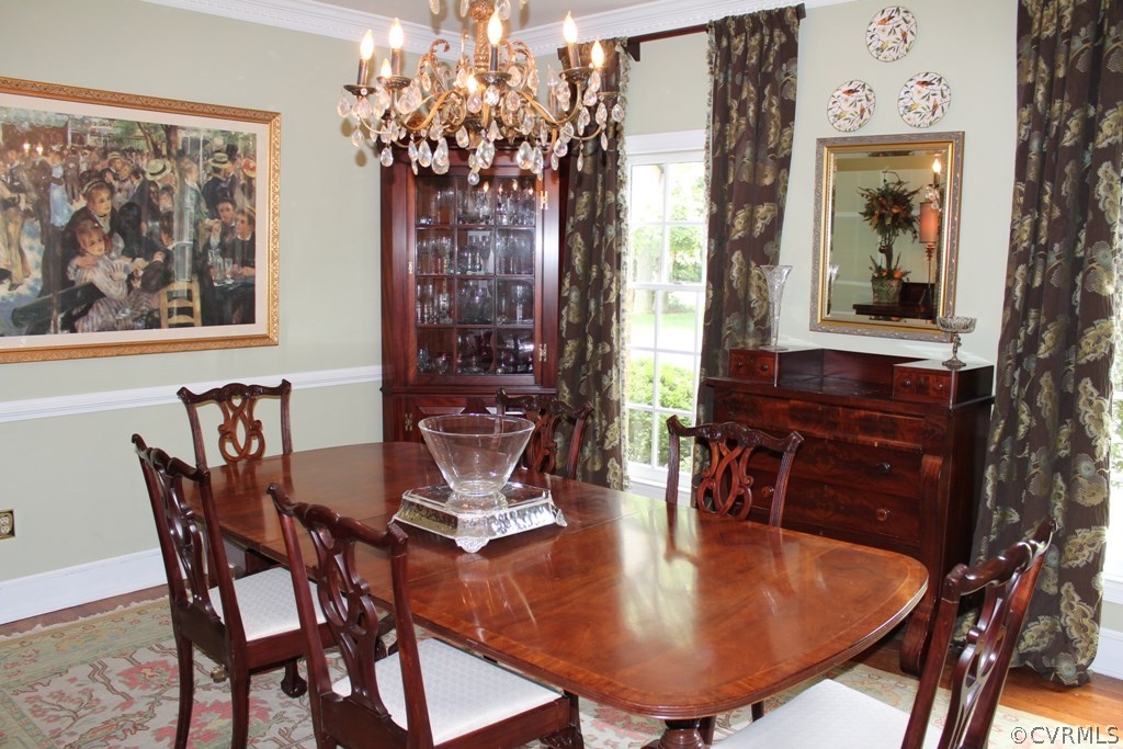 207 Rivers Bend Circle Chester, VA 23836 - Photo 10 of 36 a dining room with furniture and window