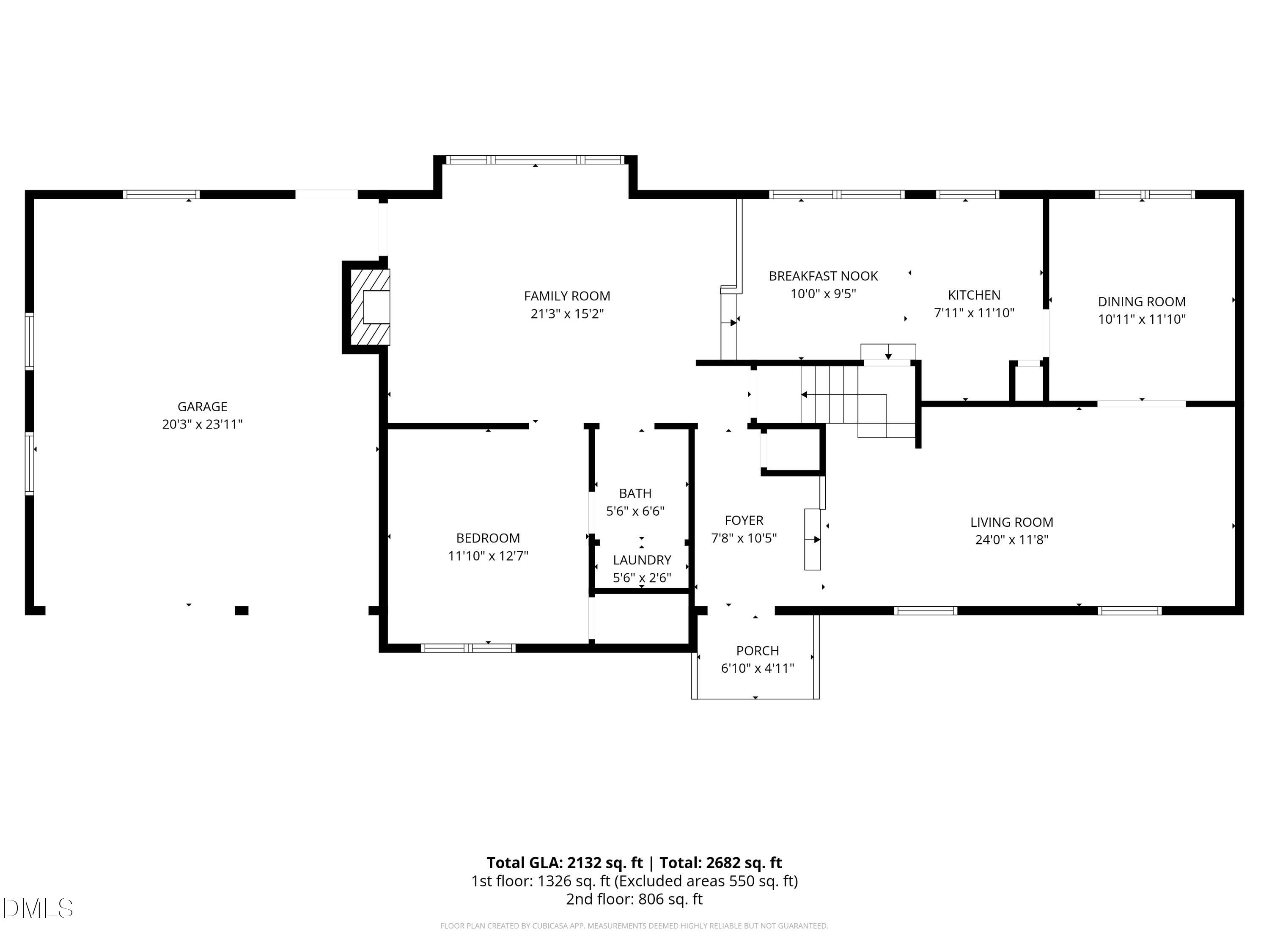 4208 Redington Drive Raleigh, NC 27609 - Photo 6 of 45 1st_floor_4208_redington_drive_raleigh_w