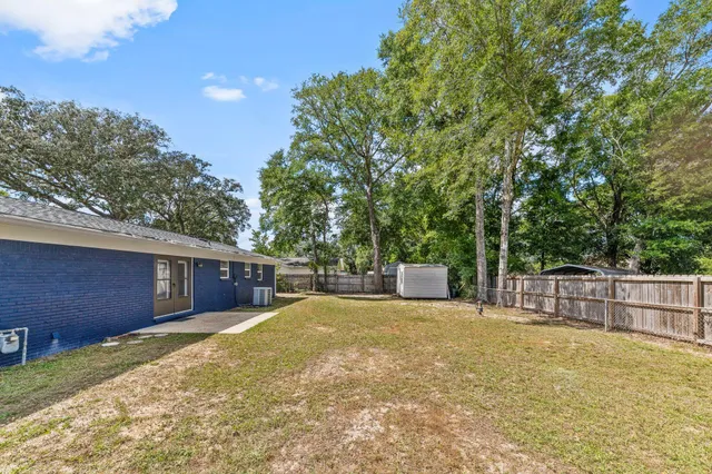 a view of a house with a outdoor space