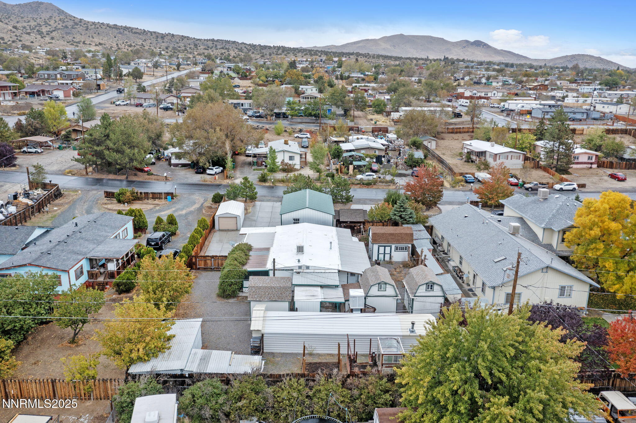 180 Staci Way Sun Valley, NV 89433 - Photo 69 of 71 an aerial view of a city with lots of residential buildings