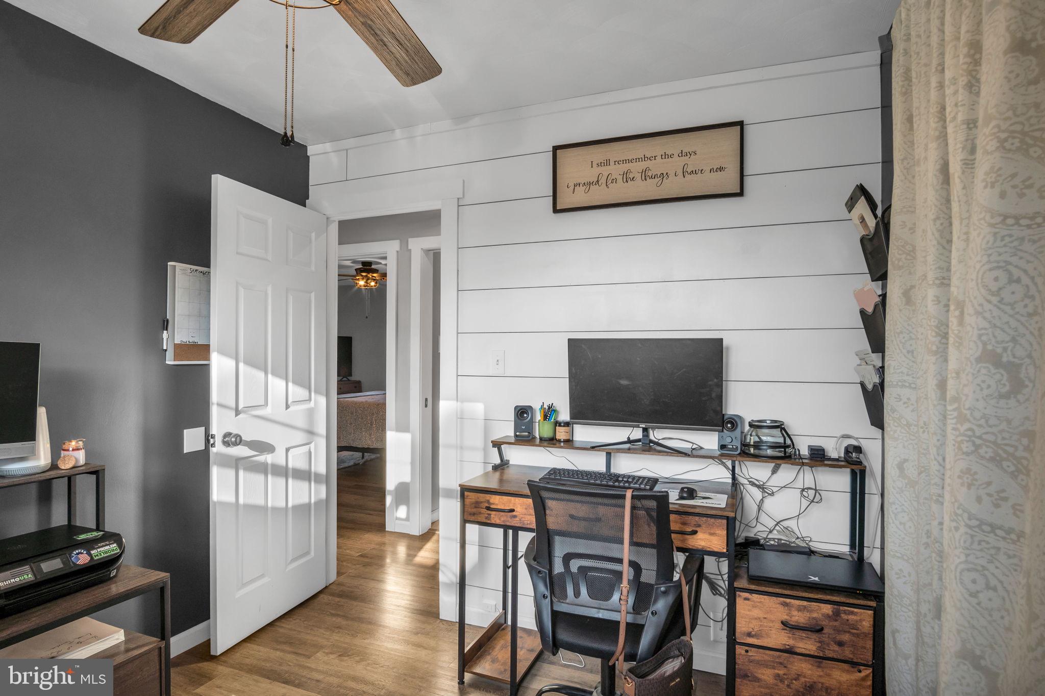 623 Bloserville Road Newville, PA 17241 - Photo 24 of 49 a view of a workspace with furniture and wooden floor
