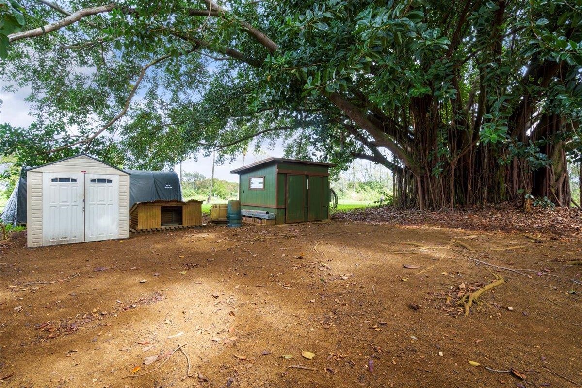44 Kaupakalua Road Haiku, HI 96708 - Photo 35 of 48 a view of a house with a yard and garage