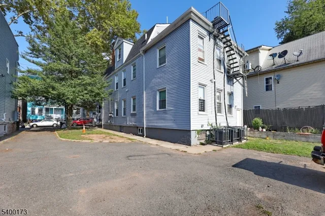 a view of a street with houses