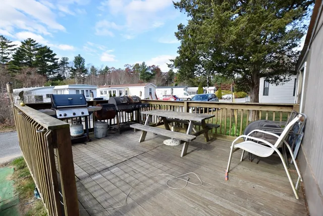 a view of a chairs and tables in the patio