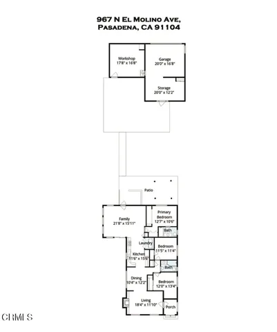 $1,199,000 | 967 North El Molino Avenue, Pasadena, CA 91104