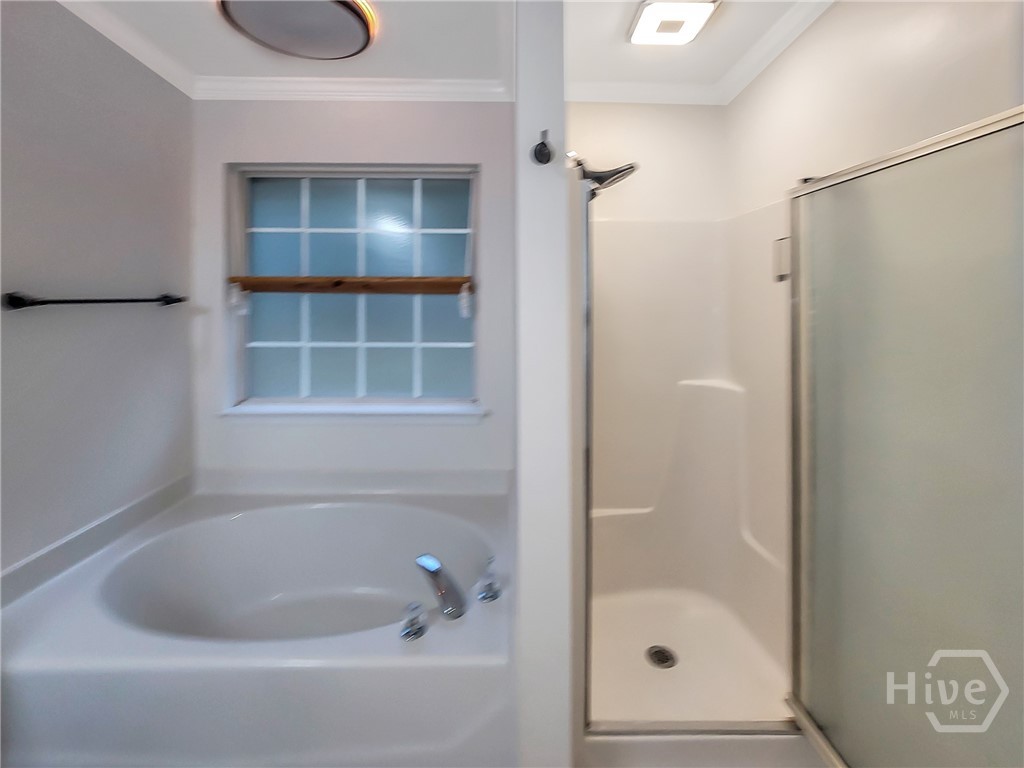411 Oak Lane Rincon, GA 31326 - Photo 38 of 43 Bathroom w/ Separate Shower in Owner's bath
