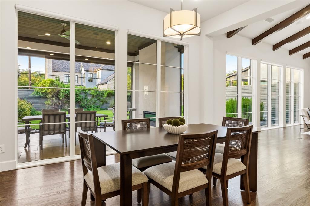 6523 Northwood Road Dallas, TX 75225 - Photo 11 of 36 a view of a dining room with furniture window and outside view