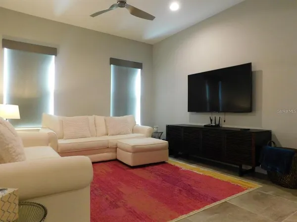 a view of a kitchen from the hallway