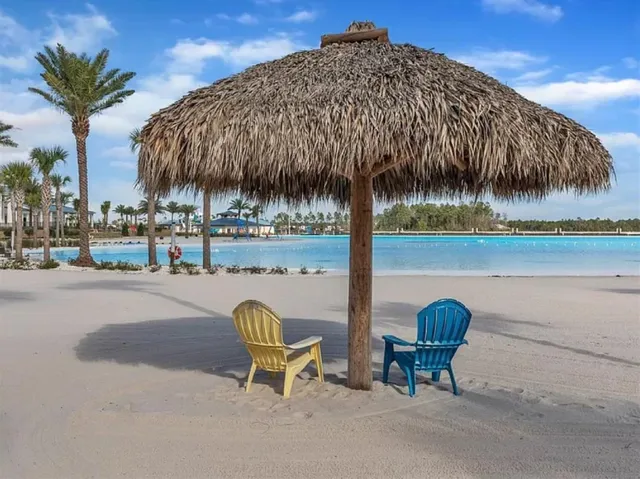 a view of outdoor space with seating area