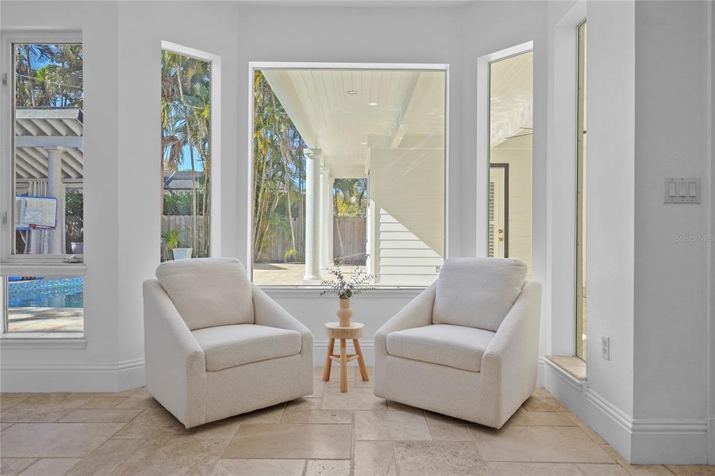 1826 Boyce Street Sarasota, FL 34239 - Photo 29 of 98 a living room with furniture and a large window