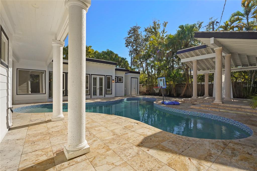 1826 Boyce Street Sarasota, FL 34239 - Photo 85 of 98 a view of a house with a swimming pool