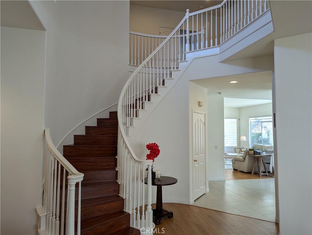 18536 Vantage Pointe Drive Rowland Heights, CA 91748 - Photo 4 of 34 a view of entryway and hall with wooden floor