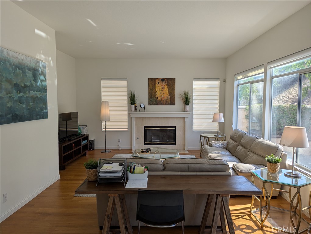 18536 Vantage Pointe Drive Rowland Heights, CA 91748 - Photo 5 of 34 a living room with furniture and a fireplace