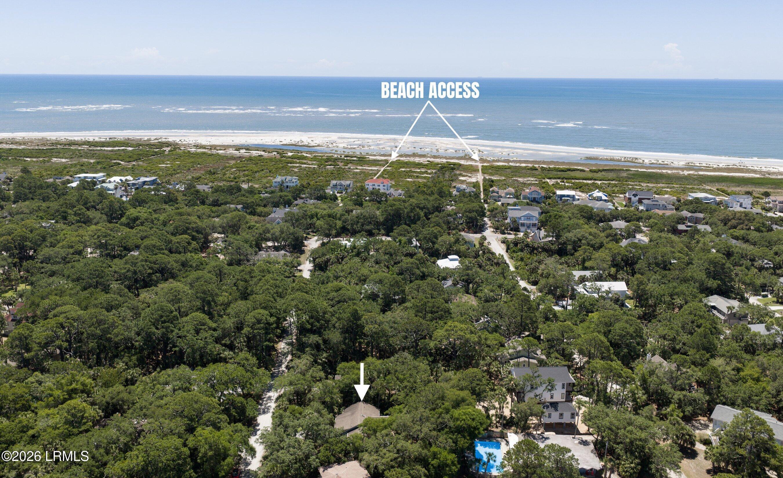 703 Seahorse Road Fripp Island, SC 29920 - Photo 33 of 51 Short walk to beach