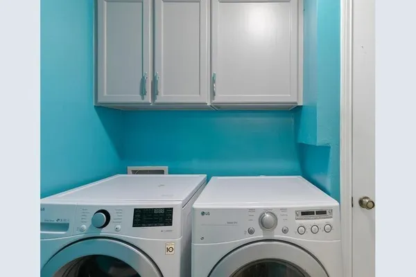 a view of washer and dryer