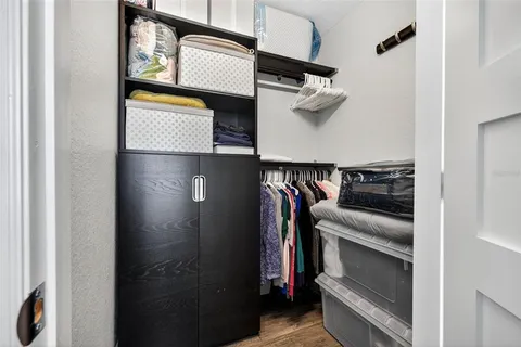 a view of walk in closet