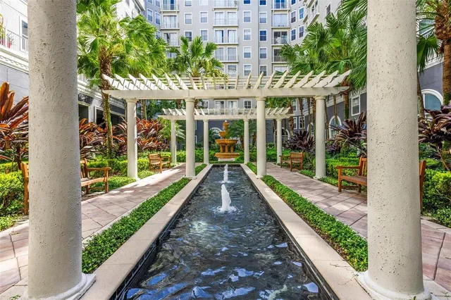 a view of a building with a porch