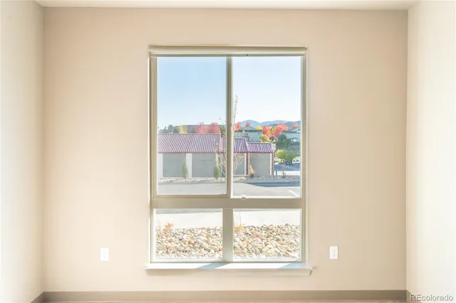 a view of a window in a room