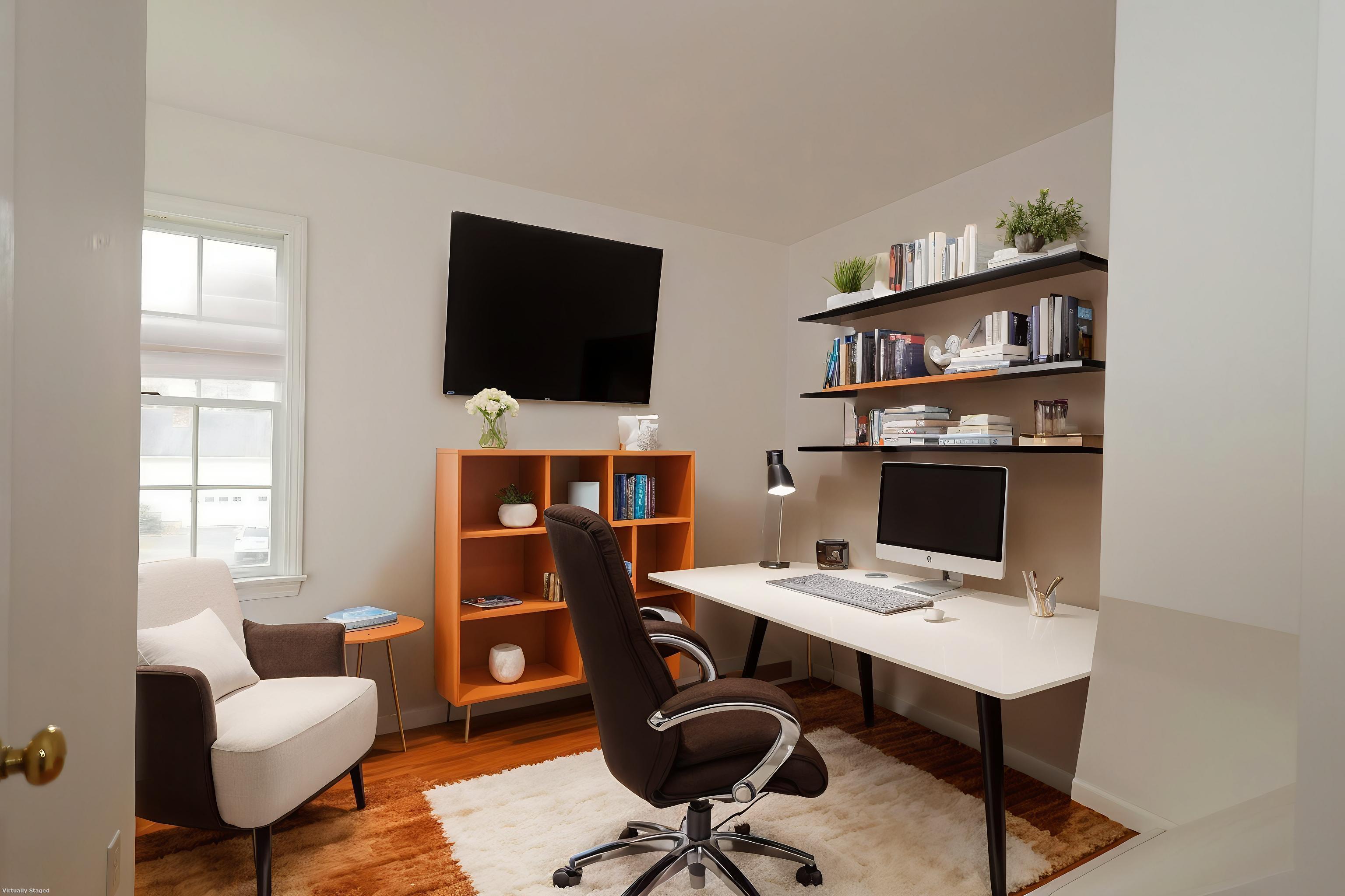 44 Deer Run Road Fairfield, CT 06824 - Photo 14 of 40 a view of a workspace with furniture and a window