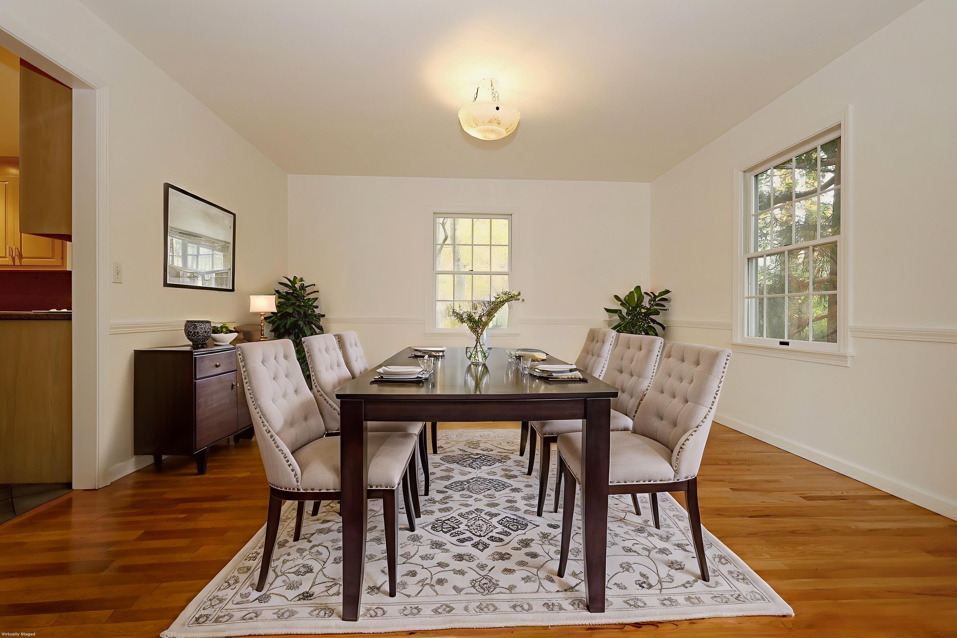 44 Deer Run Road Fairfield, CT 06824 - Photo 4 of 40 a view of a dining room with furniture and wooden floor