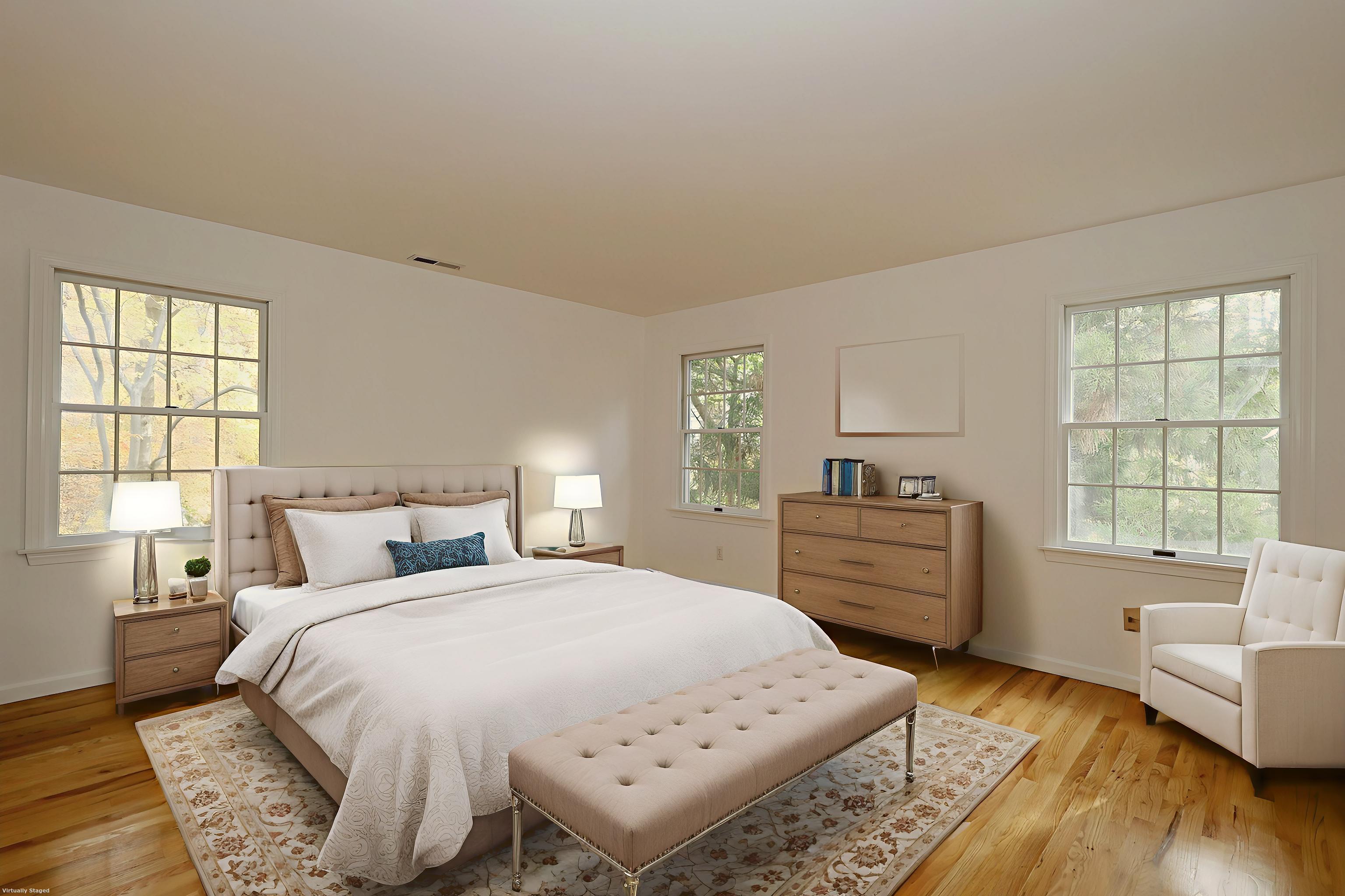 44 Deer Run Road Fairfield, CT 06824 - Photo 10 of 40 a bedroom with a bed and wooden floor