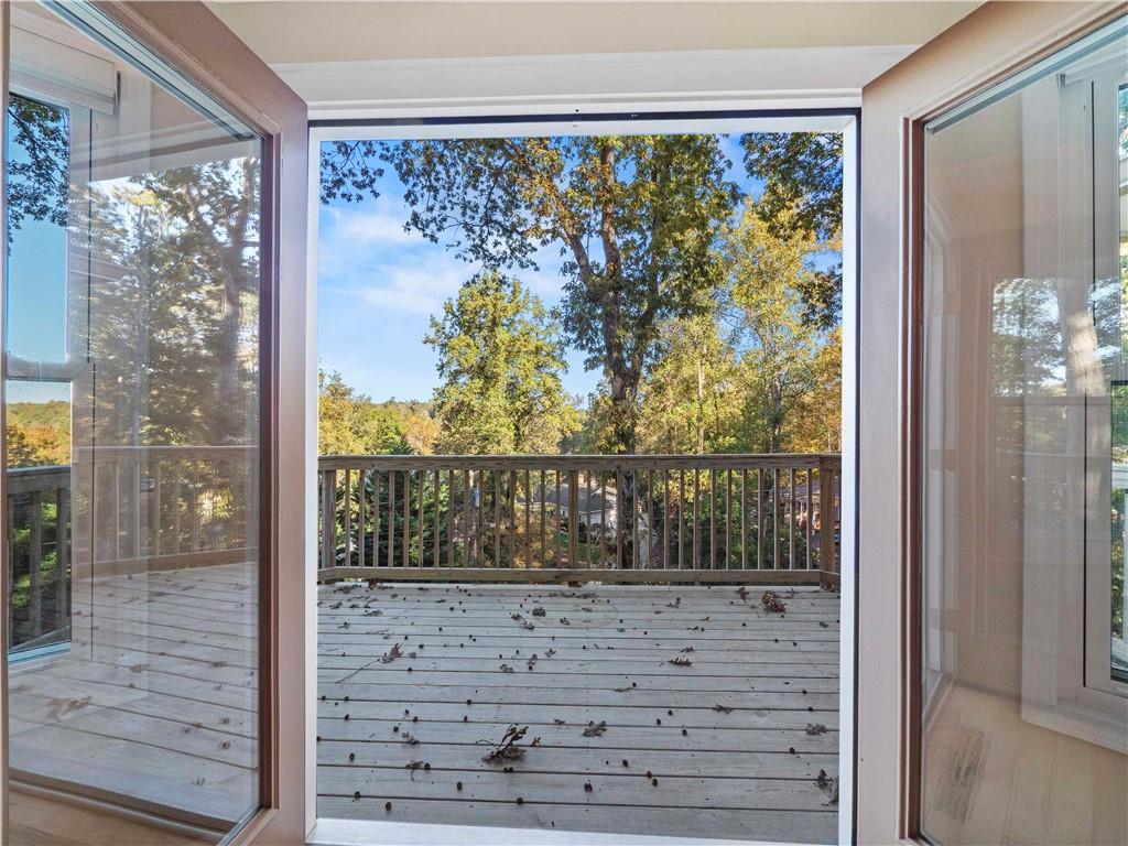 6185 Timberidge Drive Gainesville, GA 30506 - Photo 48 of 50 a view of balcony with wooden floor