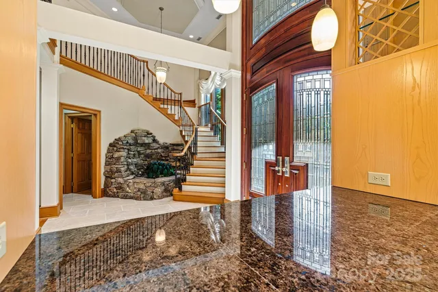 a view of entryway and hall