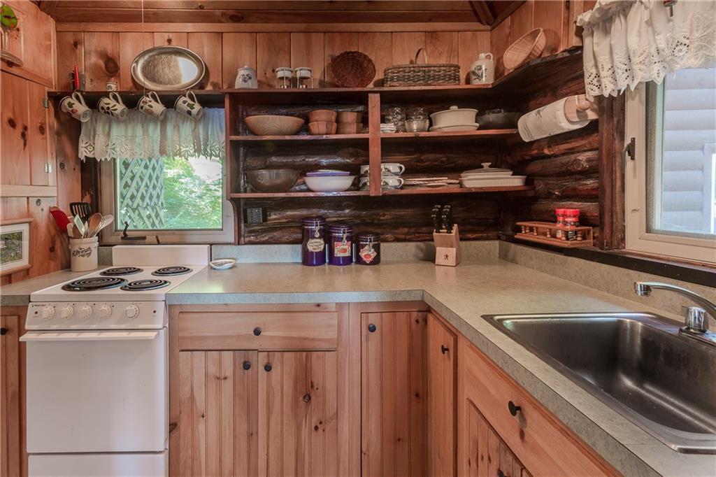 29 Crooked Pine Road Boothbay Harbor, ME 04538 - Photo 13 of 27 A rustic country kitchen.