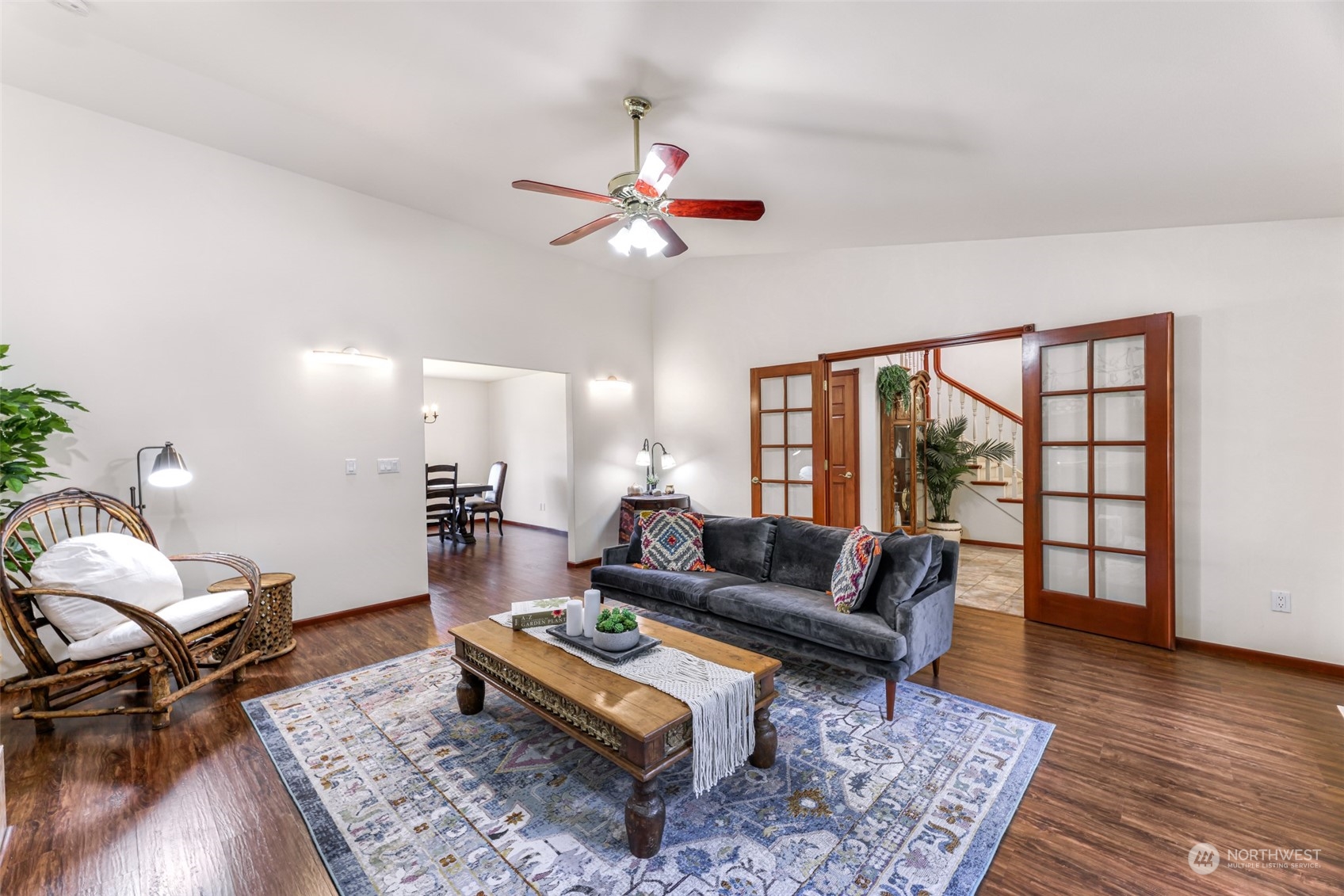 2756 Brown Road Ferndale, WA 98248 - Photo 5 of 35 a living room with furniture a rug and a potted plant