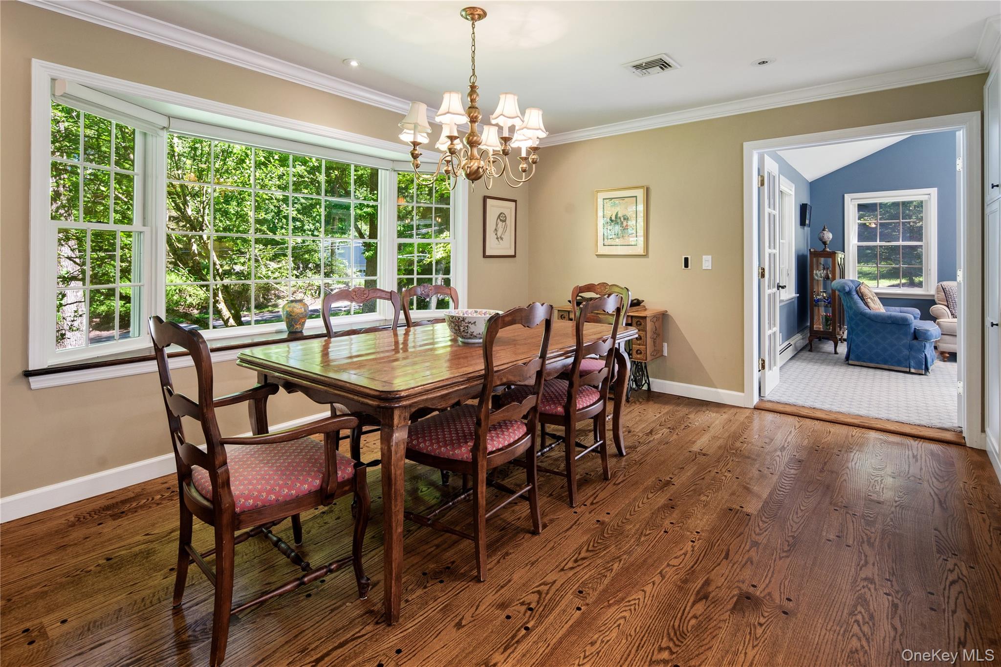 105 Cross Ridge Road Chappaqua, NY 10514 - Photo 22 of 43 View from dining area into family room