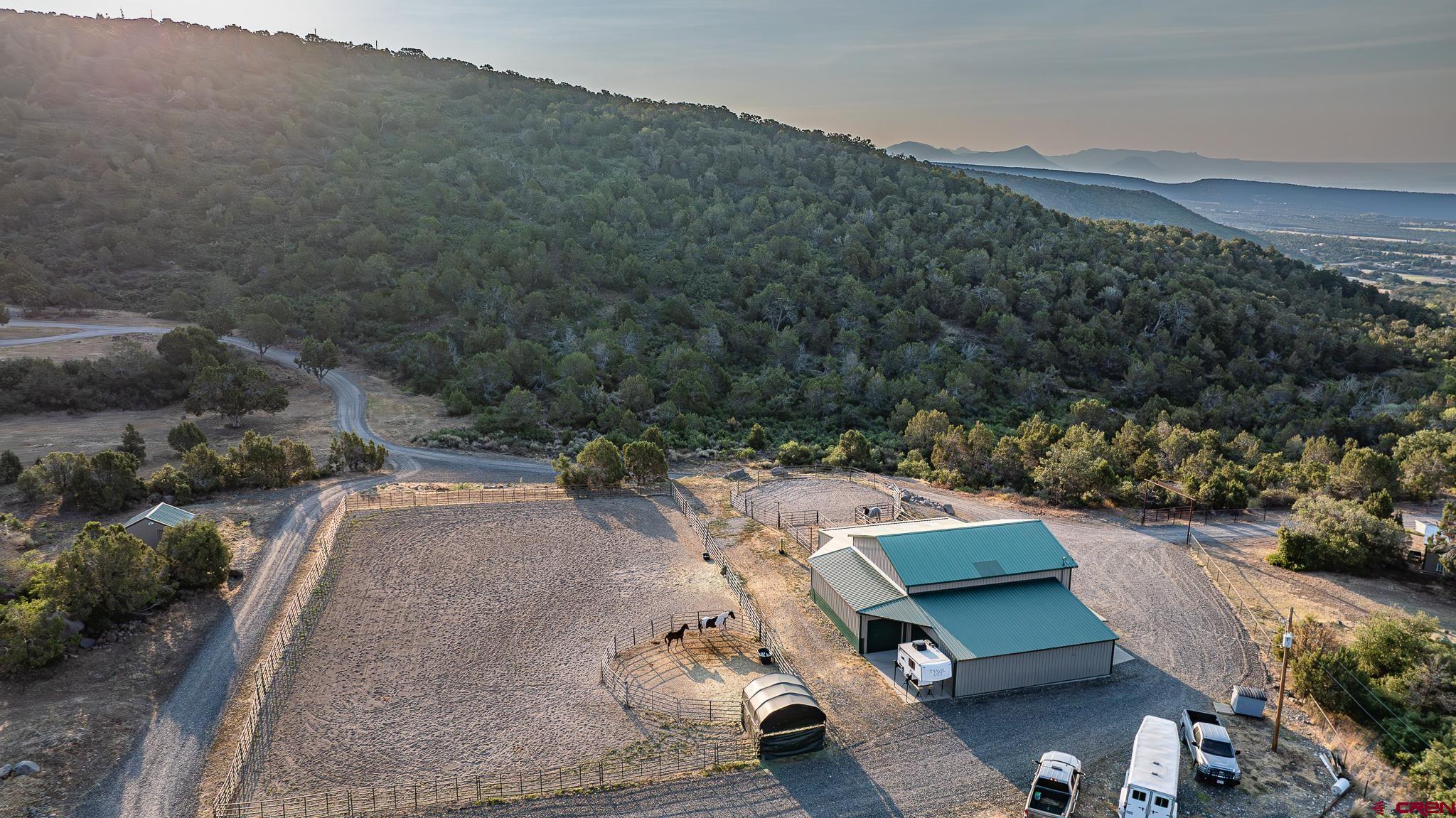 21578 Highway 65 Cedaredge, CO 81413 - Photo 22 of 45 an aerial view of a house with a yard