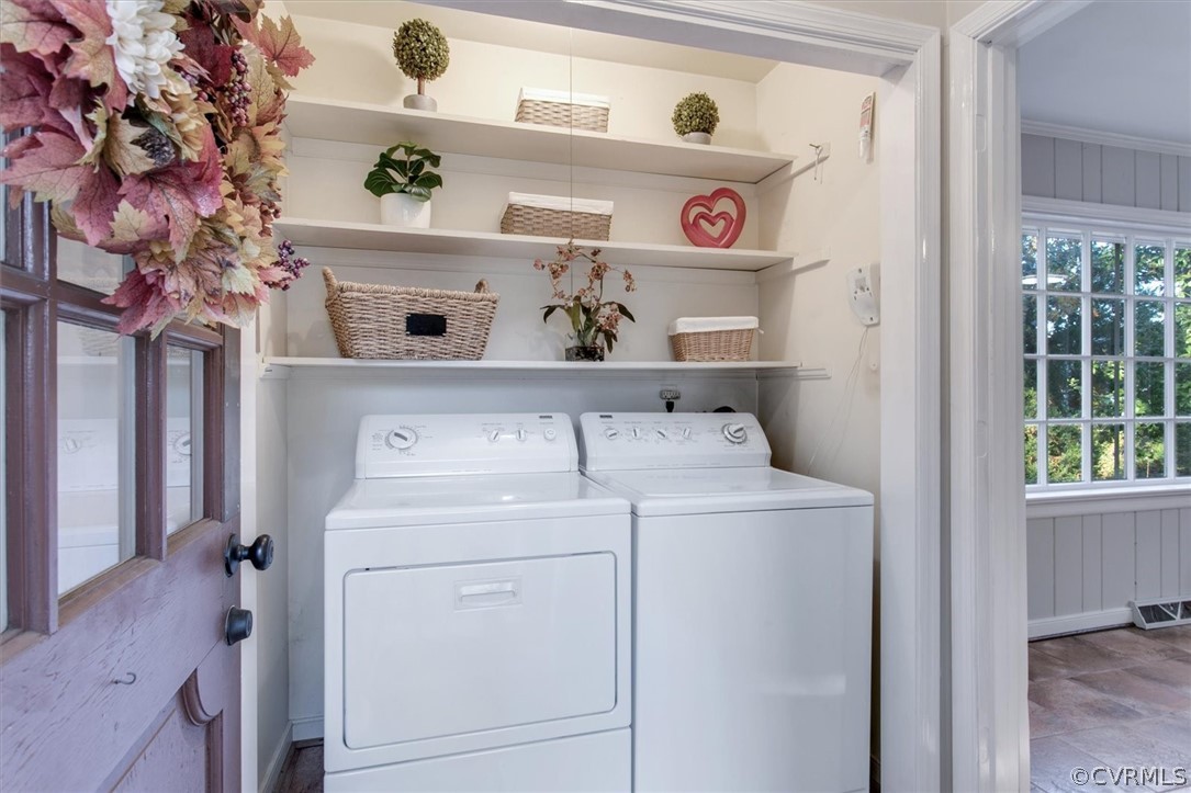 3670 Hemlock Road Chester, VA 23831 - Photo 12 of 49 a utility room with dryer and washer