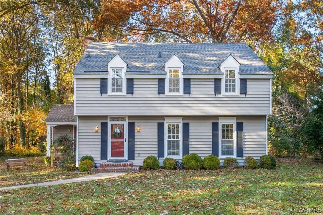 3670 Hemlock Road Chester, VA 23831 - Photo 40 of 49 front view of brick house with a yard