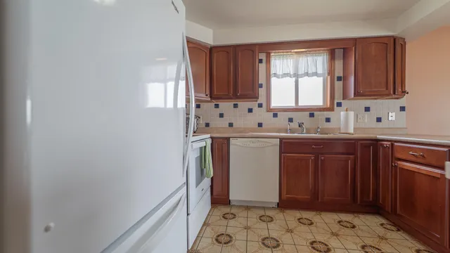 a utility room with a window
