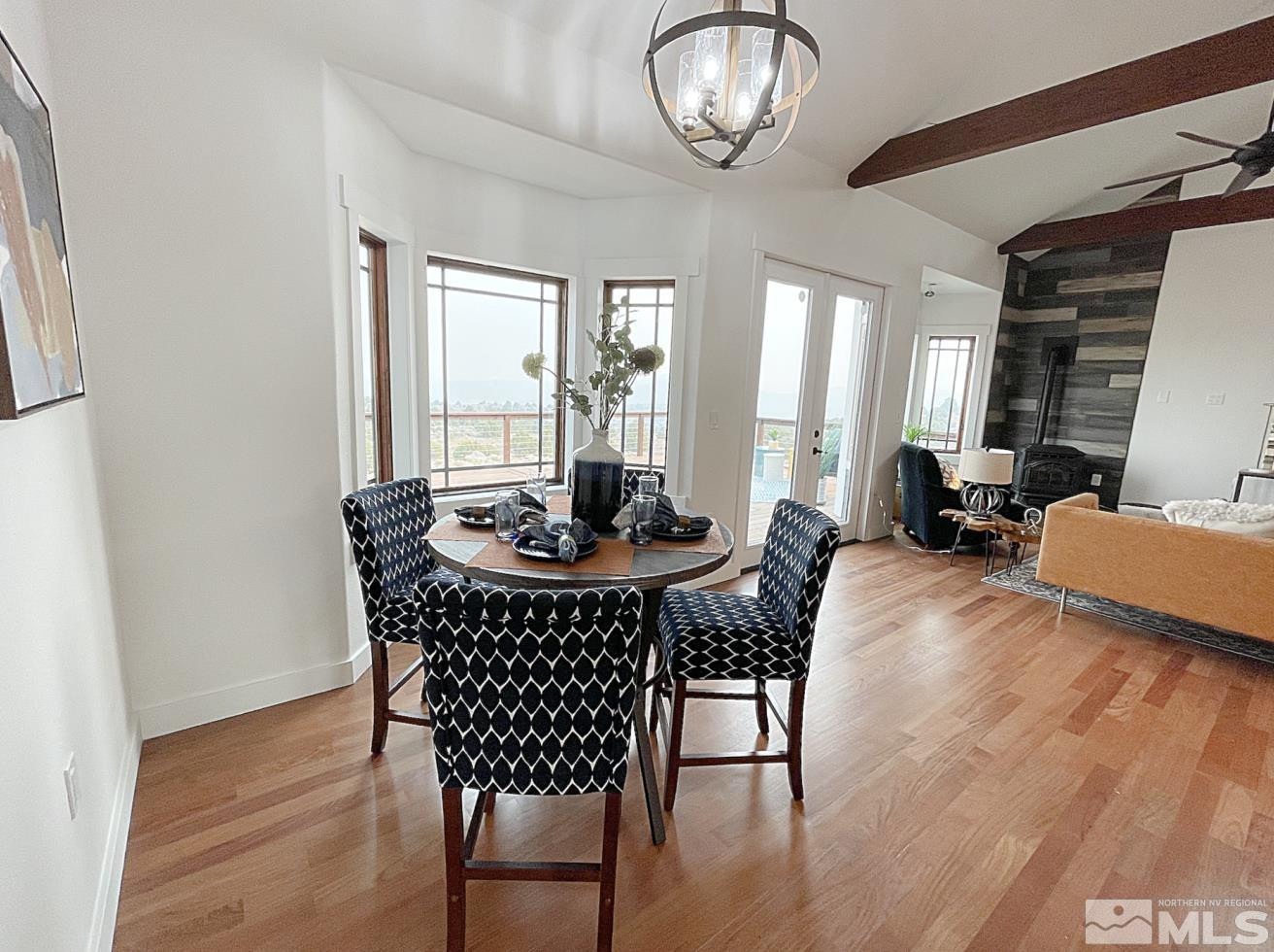 4280 Rocky Road Reno, NV 89521 - Photo 6 of 40 a view of a dining room with furniture window and wooden floor
