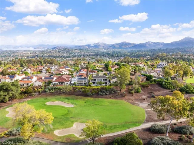 an aerial view of a kitchen