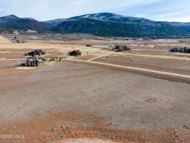 a view of car with mountain view