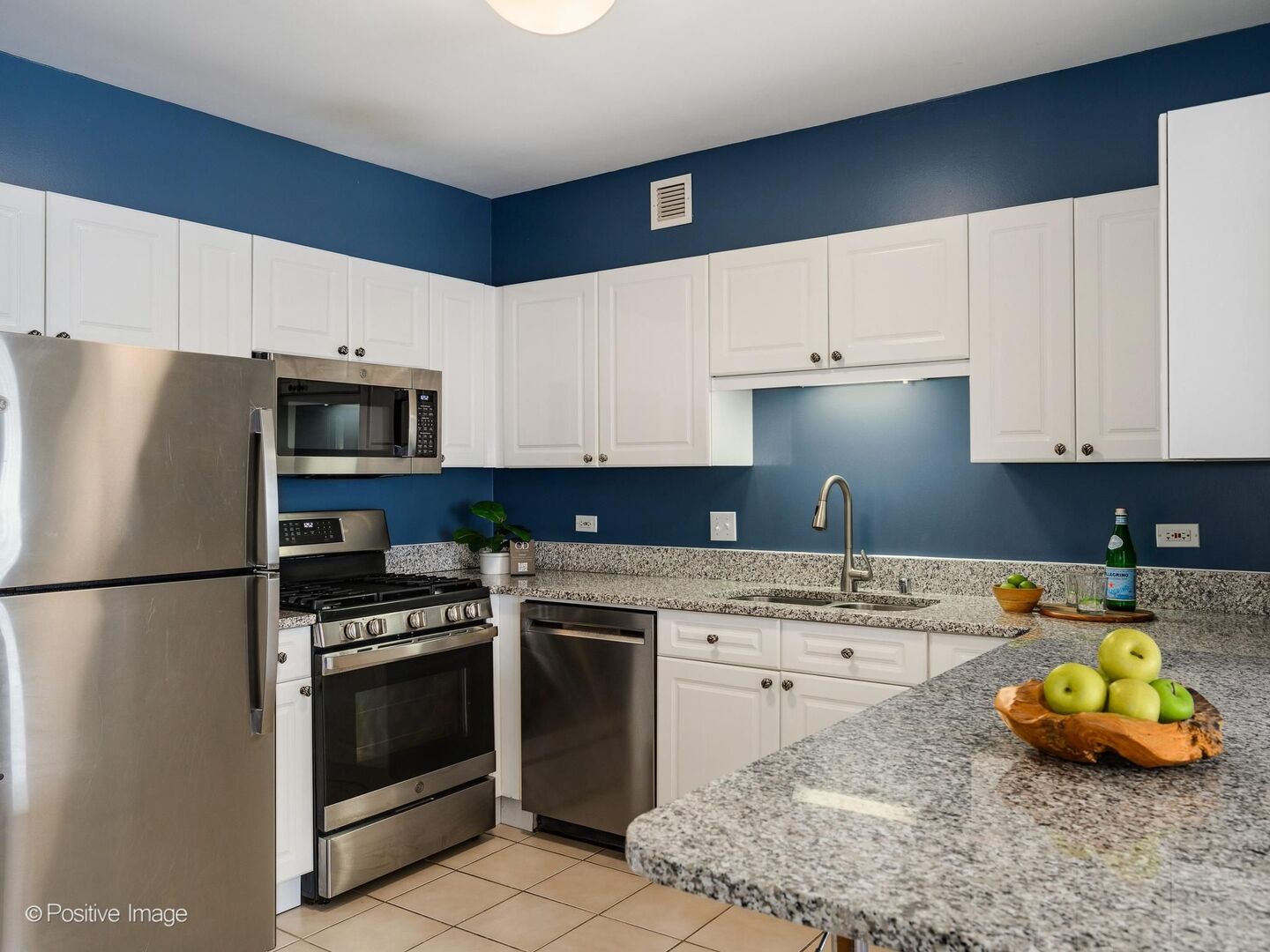 21 West Chestnut Street, Unit 901 Chicago, IL 60610 - Photo 12 of 29 a kitchen with stainless steel appliances a stove a sink and a refrigerator