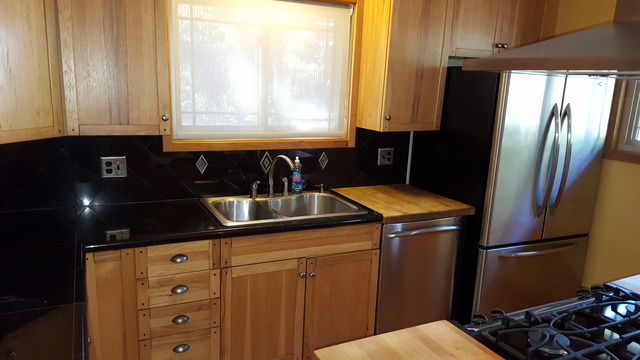 829 North Bennett Street Geneva, IL 60134 - Photo 7 of 20 a kitchen with stainless steel appliances granite countertop a sink a refrigerator and cabinets