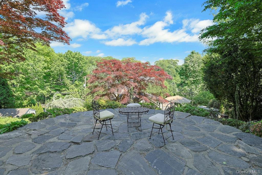 97 Underhill Road Scarsdale, NY 10583 - Photo 32 of 39 a view of a chairs and table in the patio