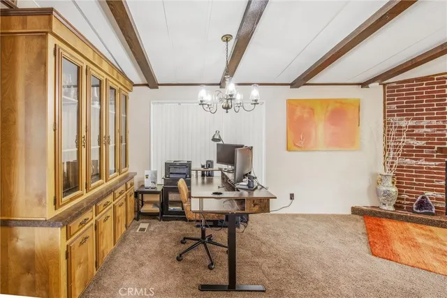 a very nice looking room with a large window