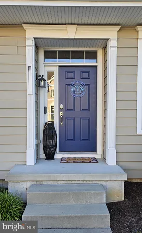 a view of front door of house