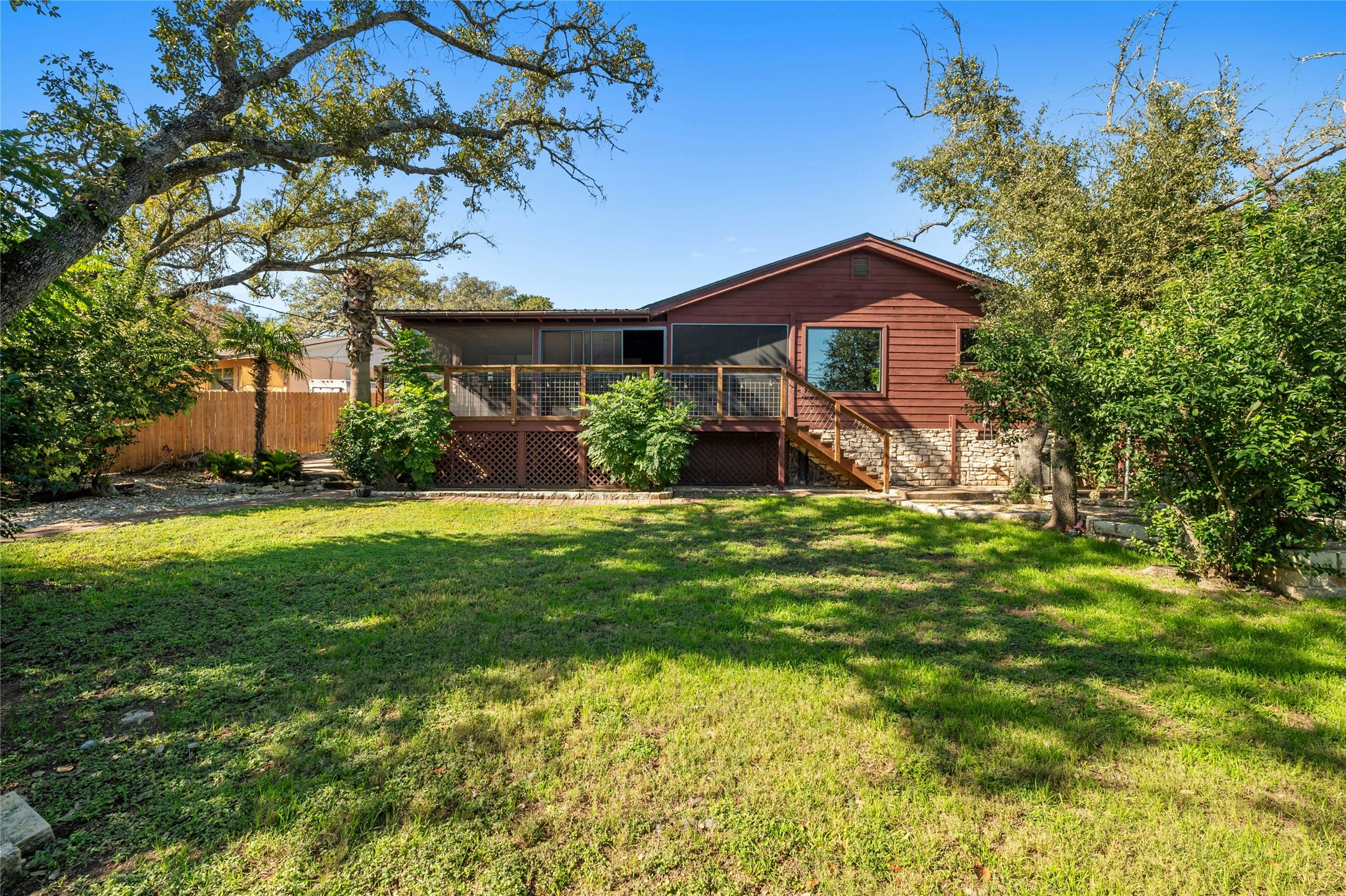 5511 Arroyo Road Austin, TX 78734 - Photo 34 of 36 large fenced yard