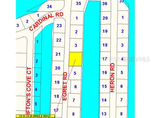 830 Egret Road Cocoa, FL 32926 - Photo 1 of 1 Plat Map