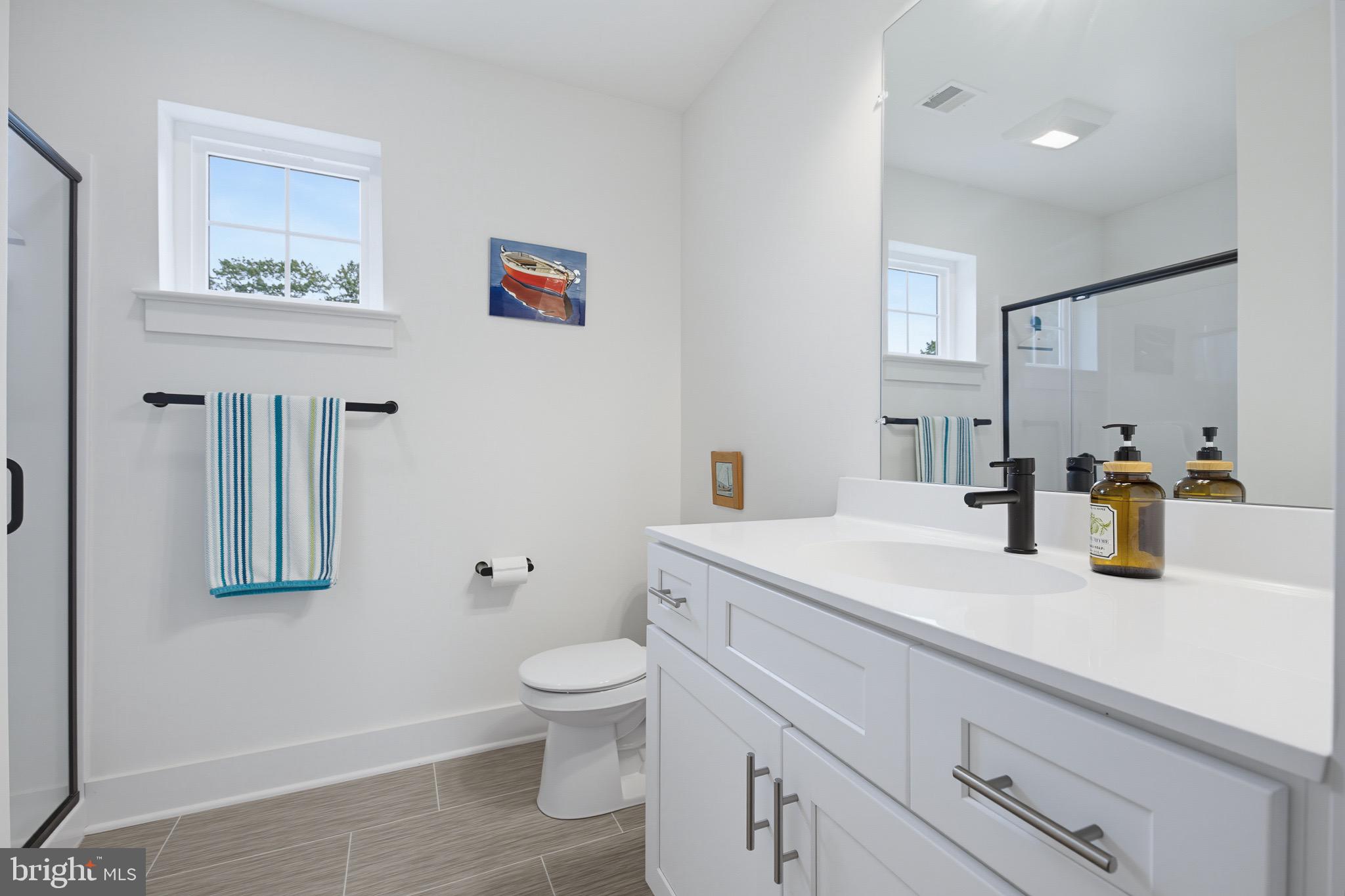 20 Willow Street Lititz, PA 17543 - Photo 25 of 44 a bathroom with a sink a toilet and mirror